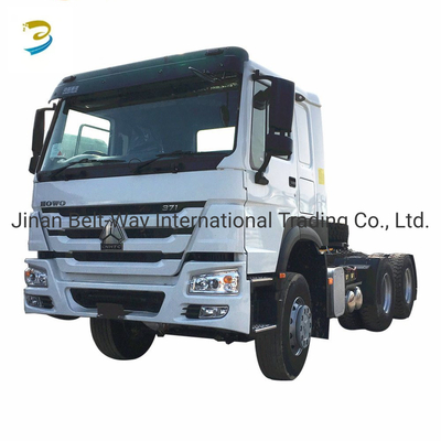 Sinotruk HOWO 10 عجلات 4*2 6*4 8*4 371HP 375HP 420HP يورو 2 جرار شاحنة رأس مقطورة