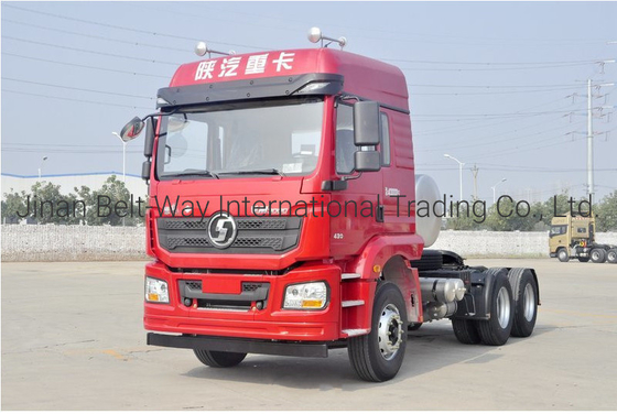 تنافسية Shacman مستعملة 6 * 4 375HP F3000 Shacman رأس شاحنة بقدرة حمولة 21-30t