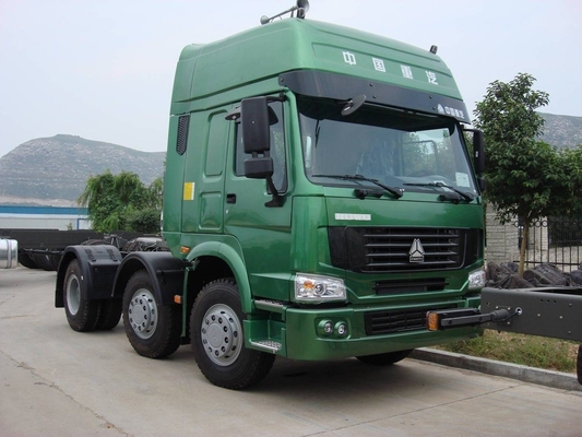 تصميم الإطارات بدون أنابيب Sinotruk HOWO 371 رأس الشاحنة الجرار شاحنة القمامة بالخصم