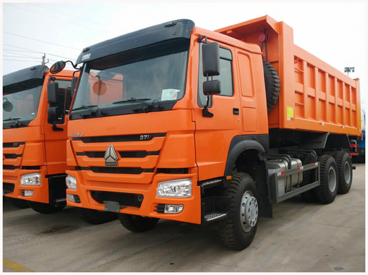 25 طن Sinotruk HOWO شاحنة القمامة مع 5800 * 2300 * 1500 الأبعاد وقدرة المحرك&gt; 8L