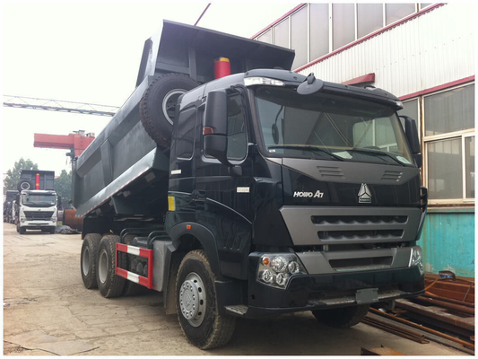 25 طن Sinotruk HOWO شاحنة القمامة مع 5800 * 2300 * 1500 الأبعاد وقدرة المحرك&gt; 8L