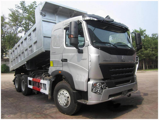25 طن Sinotruk HOWO شاحنة القمامة مع 5800 * 2300 * 1500 الأبعاد وقدرة المحرك&gt; 8L