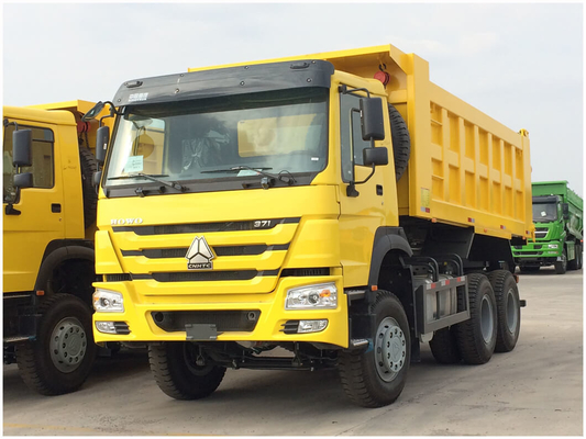 25 طن Sinotruk HOWO شاحنة القمامة مع 5800 * 2300 * 1500 الأبعاد وقدرة المحرك&gt; 8L