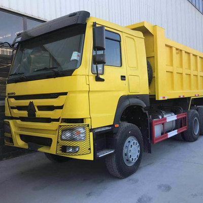 شاحنة قمامة سعة حمولة 21-30 طن شاحنة صينية مستعملة 336HP HOWO 10 عجلات تيبر 6X4 لأفريقيا