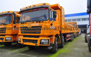 مدفوعات آمنة شاكمان F2000 F3000 M3000 6X4 340HP 380HP 420HP 40طن شاحنة قمامة