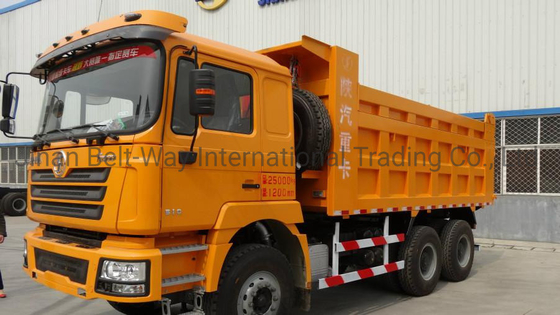 شاحنة شاكمان مستعملة 350HP شاكمان F3000 شاحنة قمامة 25 طن مع معيار انبعاث اليورو 2