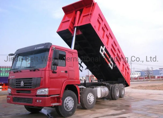 351-450 حصان HOWO 6X4 16 20 متر مكعب 10 شاحنة عجلات مع تصميم إطارات بدون أنابيب