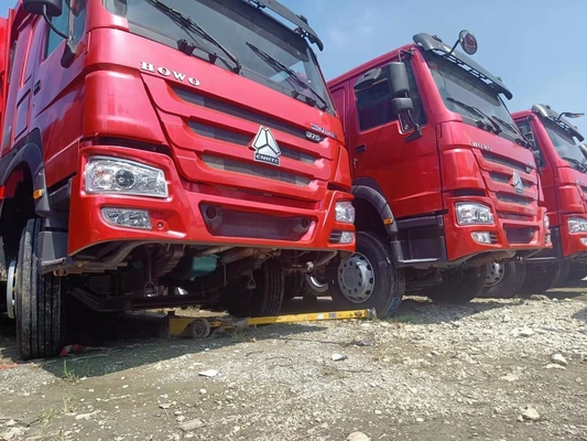 تصميم الإطارات الخالية من الأنابيب سينوتروك HOWO 336-380HP شاحنات القمامة مع قوة 351-450 حصان