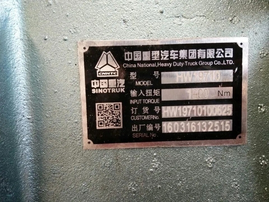 HW19710 Sinotruk HOWO 371 صندوق التروس للشاحنات Assy Hw19710 مجموعة ناقلات النقل للشاحنات